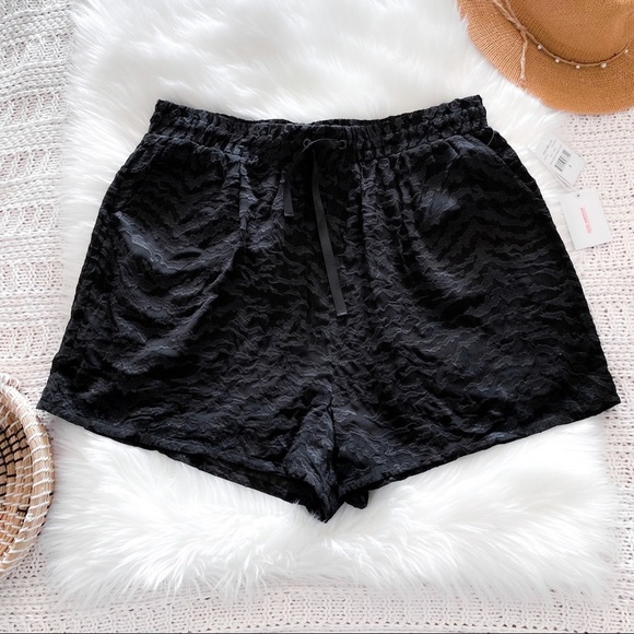 Good American Lush Sheer Zebra Running Shorts 2XL - Picture 4 of 10